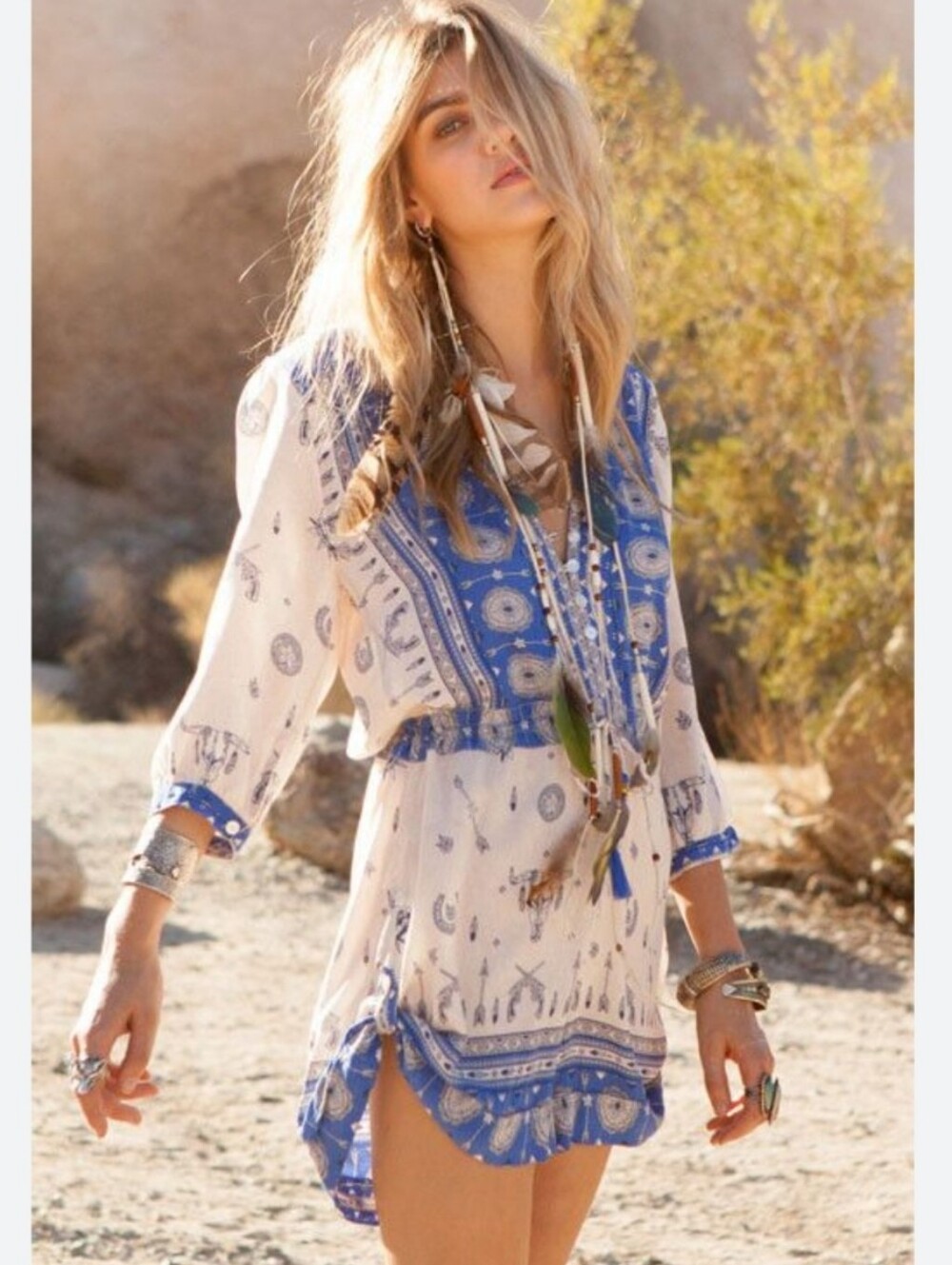 Spell~ Vtg. Coyote Playsuit/Romper